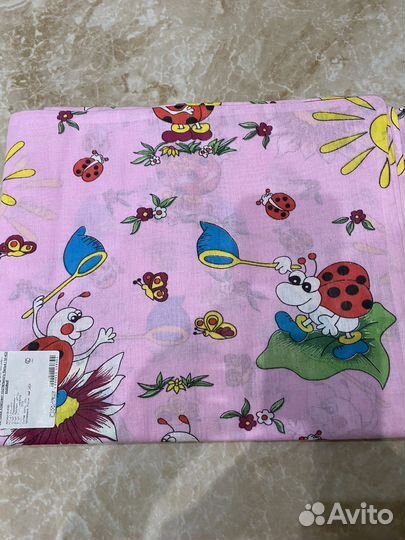 Новые детские комплекты постельного белья, х/б