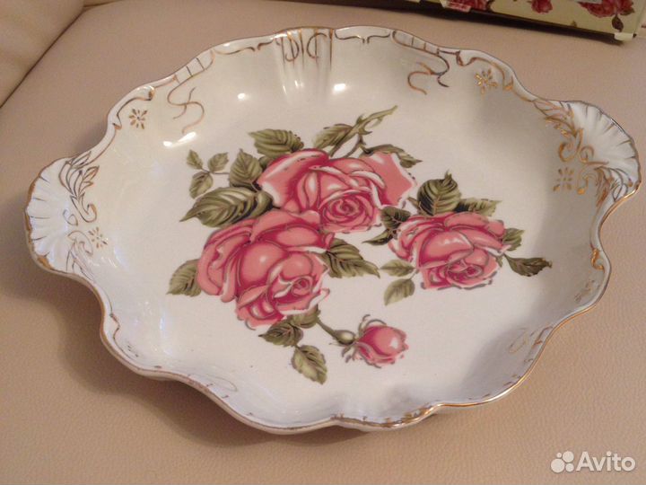 Блюдо фаянс 34/30/5 см