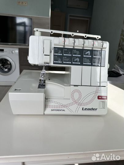 Коверлок Leader VS 390D и Brother innov is 500