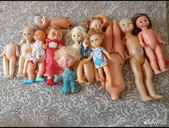 Куклы СССР и запчасти к ним.часть 18
