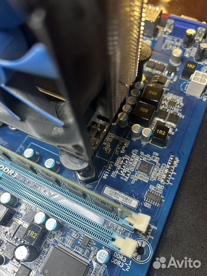 Материнская плата + процессор LGA1156