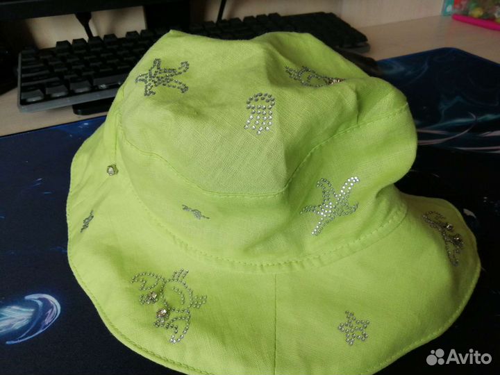 Панама летняя для девочек 100 лён