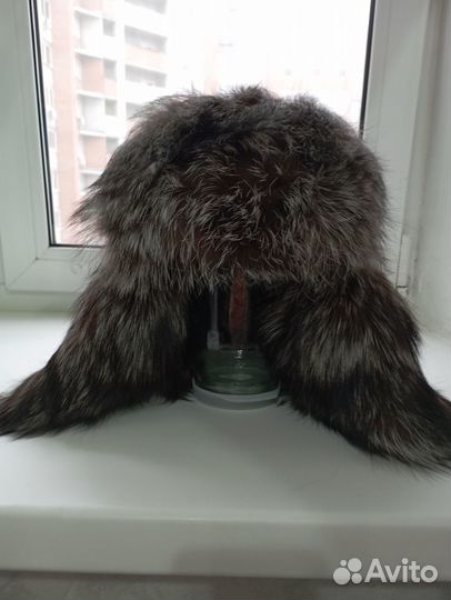 Шапка ушанка натуральный мех