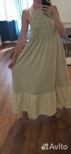 Платье Zara хлопок