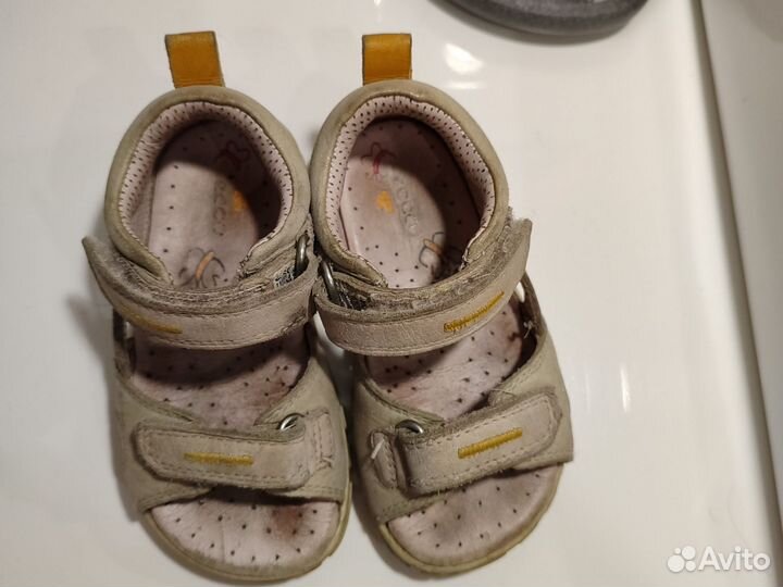 Сандалии для девочки 24 размер ecco