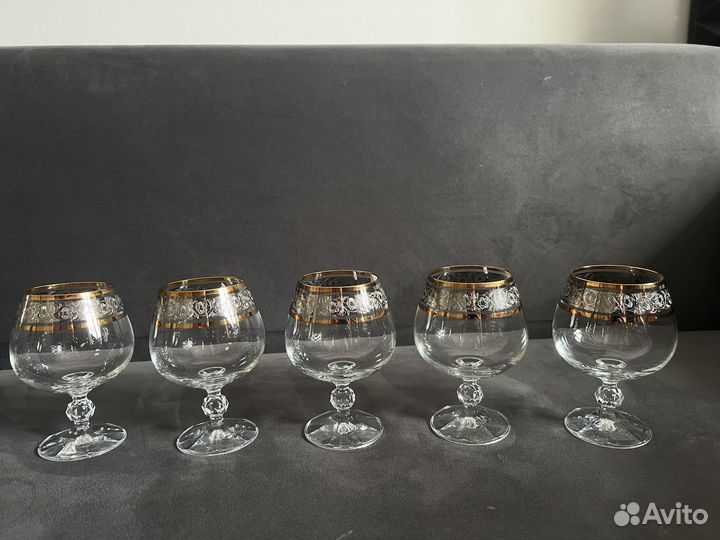 Бокалы bohemia crystal для коньяка