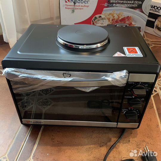 Новая электрическая печь с конфоркой