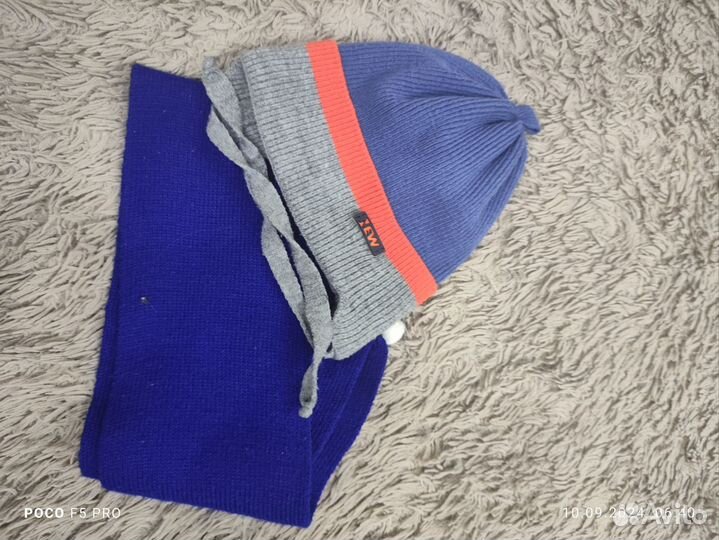 Шапки осенние с шарфиком