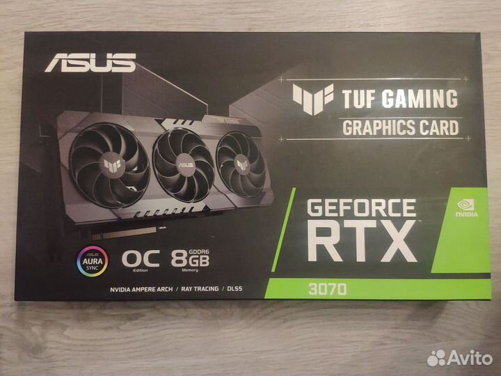Видеокарта rtx3070 tuf