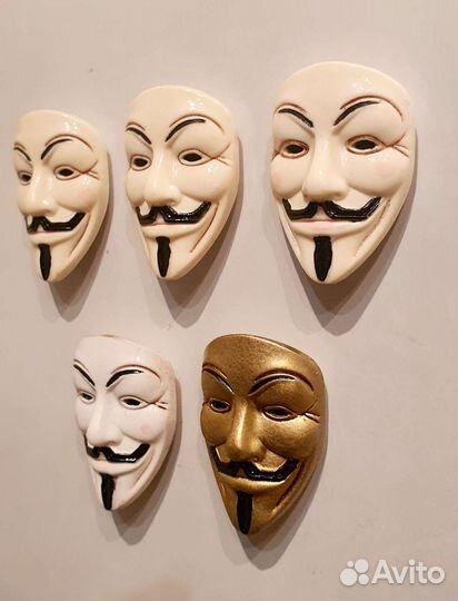 Магнитик, маска Гая Фокса, Вендетты