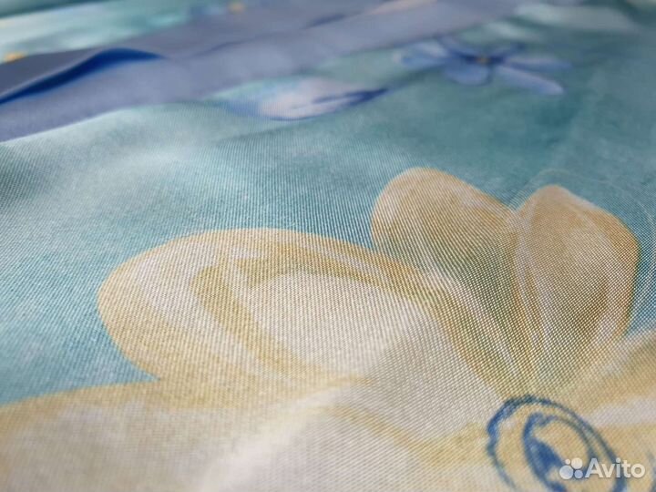 Атласный халат-кимоно