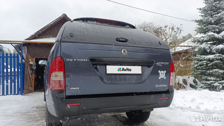 SsangYong Actyon Sports 2.0 AT, 2008, 124 000 км