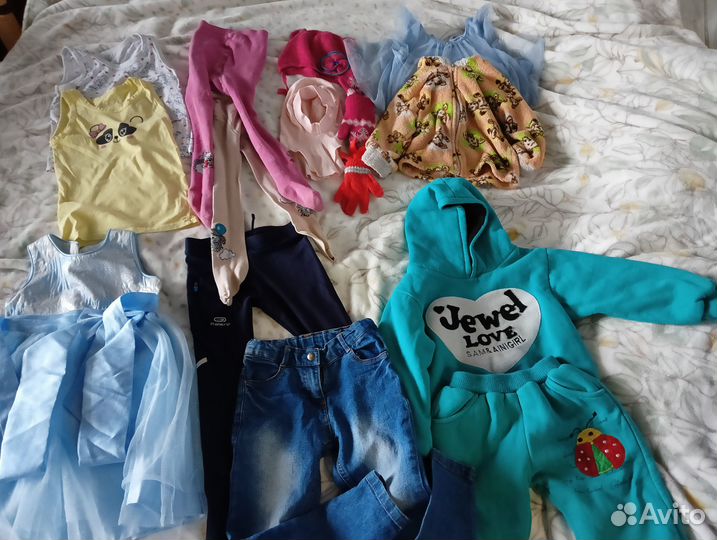 Пакет вещей на девочку 98 104