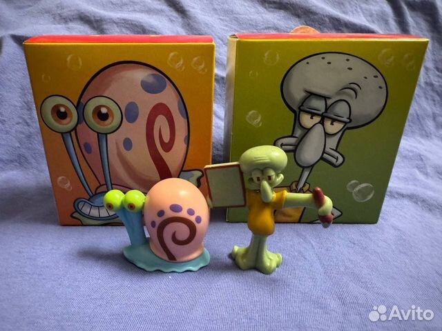Фигурки героев из Спанч Боба: Сквидвард и Гэри купить в Санкт ...