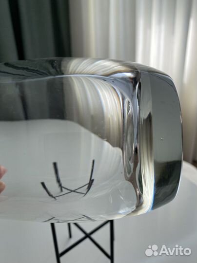 Ваза стеклянная на подставке