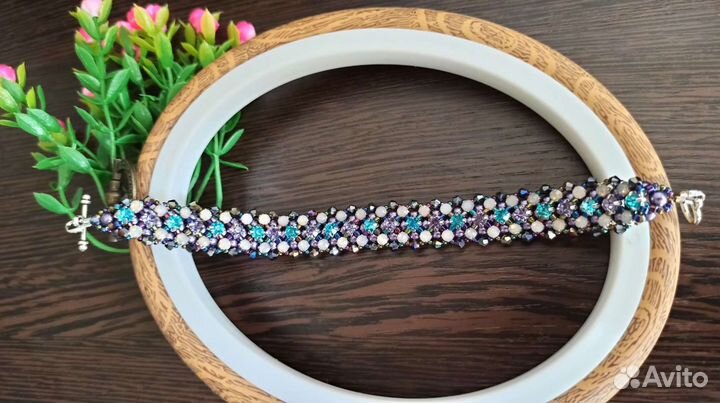 Браслет и чокер ручной работы