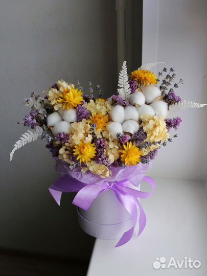 Букет из сухоцветов, лаванда
