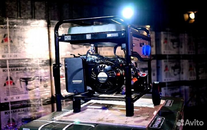 Бензиновый генератор Командарм 5 квт