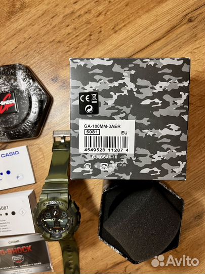 Часы casio g-shock GA-100MM-3A