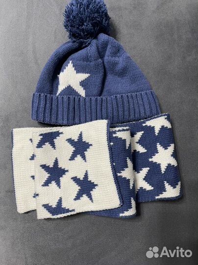 Комплект шапка и шарф next 2-3 года