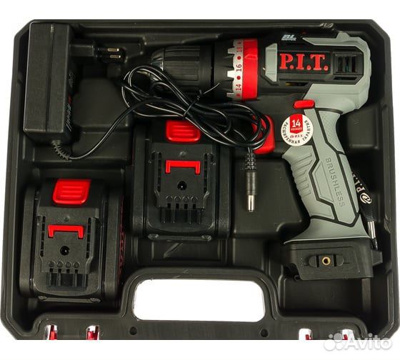 Шуруповерт бесщеточный PID03002-16M2/BL