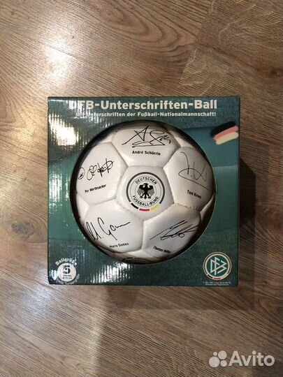 Немецкий мяч DFB unterschriften ball