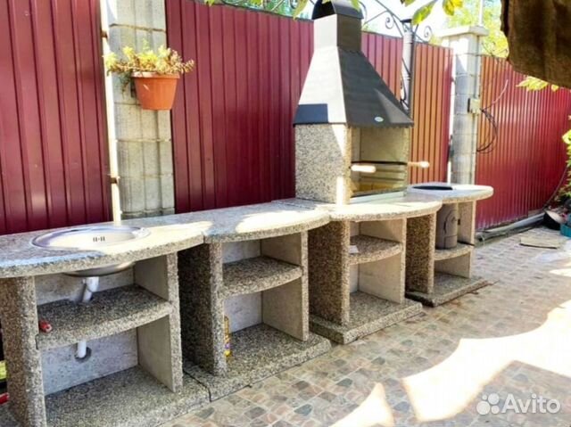 Комплекс барбекю модульная печь