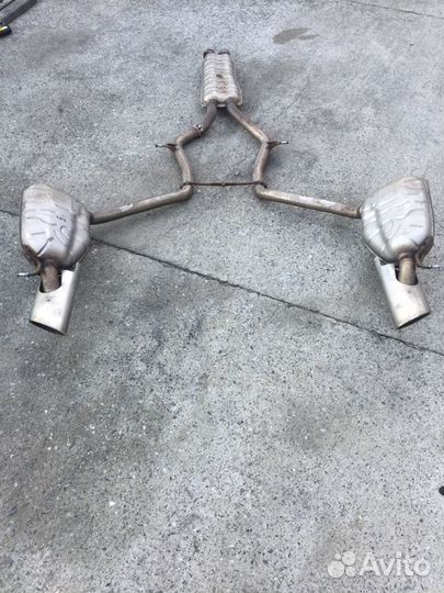 Глушитель задняя часть mercedes CLS W219 M272