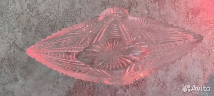 Салатник хрустальный