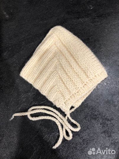 Шапочка эльф молочная