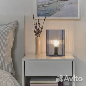 Настольная лампа IKEA Mikroklin, синий