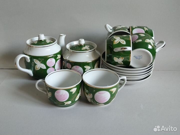 Броньчайный сервиз Вербилки СССР