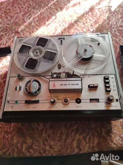 Катушечный магнитофон астра 207