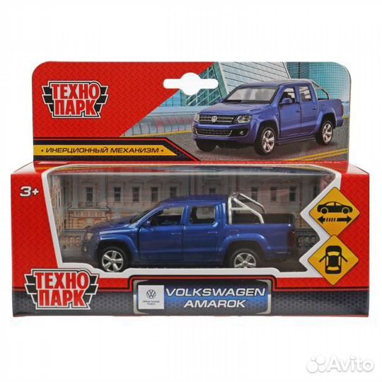 Машина Технопарк металл Volkswagen Amarok 11,4 см