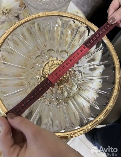 Ваза хрустальная для фруктов