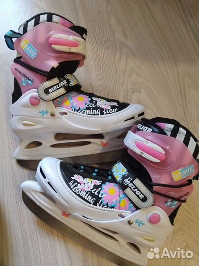Коньки детские раздвижные