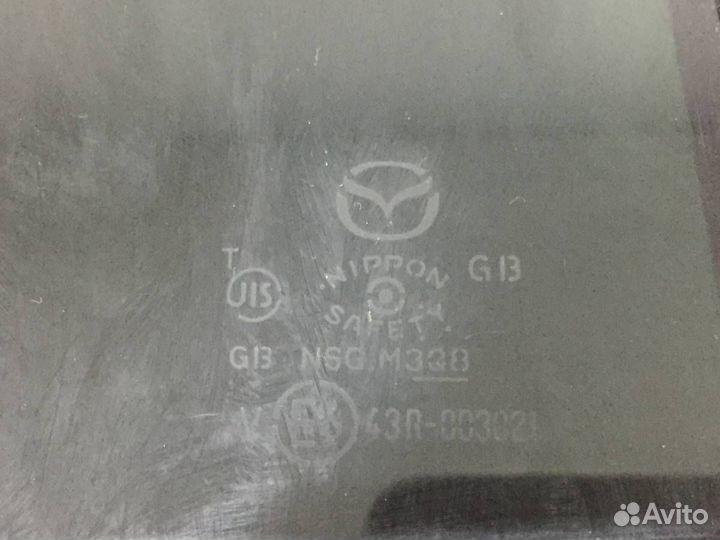 Стекло двери задней левой форточка Mazda 6 GH 2007