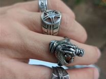 Мужские кольца и перстни серебро