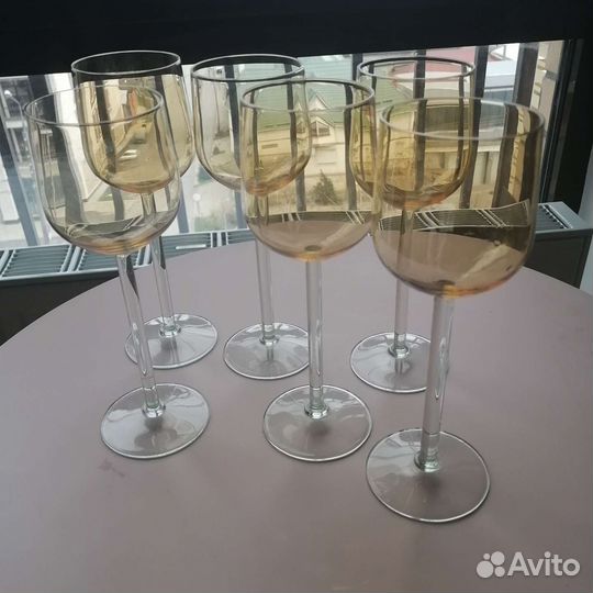 Бокалы Калининского стекольного завода 70х г