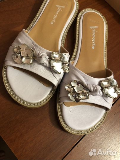 Шлепанцы женские науральная кожа 37р