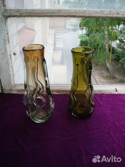 Ваза Чешский Горный Хрусталь Чехословакия СССР