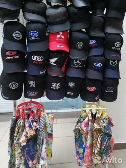 Бейсболки разные расцветки, разные лаготипы, мужск