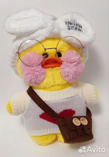 Мягкая игрушка Уточка Lalafanfan новая