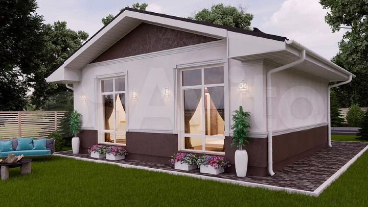 Дом 51 м² на участке 6 сот.