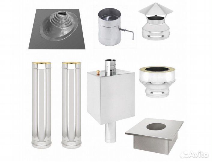 Дымоход с баком Везувий