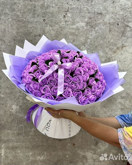 Букет из мыльных роз букет из мыла подарок