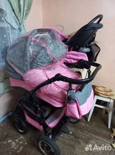 Коляска 2 в 1 бу