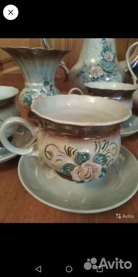 Сервиз чайный кофейный перламутр