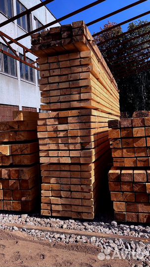 Брус обрезной 100х100х6000мм