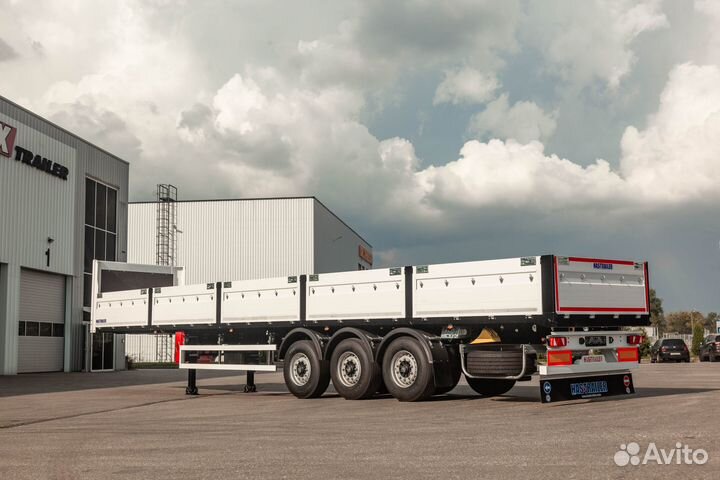 Полуприцеп бортовой HASTRAILER Platform, 2023